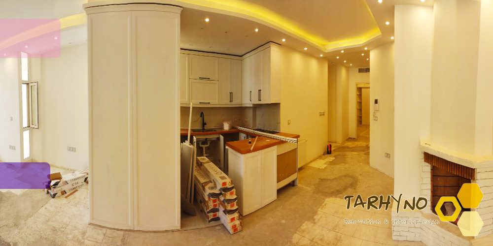 بازسازی سالن پذیرایی