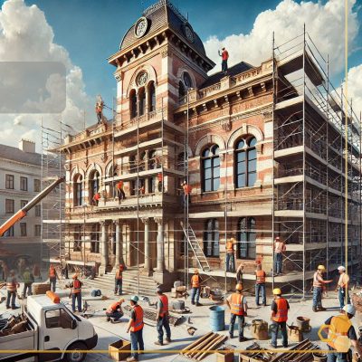 بازسازی داخلی و خارجی ساختمان