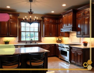 سبک کلاسیک در طراحی داخلی به زبان ساده 7 آشپزخانه مدرن