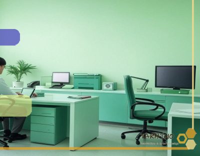 نقاشی با رنگ سبز روشن