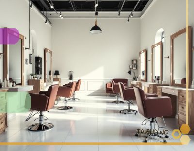 استفاده از سبک صنعتی در بازسازی ودکوراسیون ارایشگاه زنانه